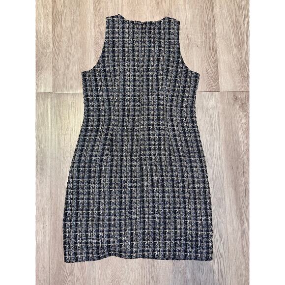 J.Crew - Tweed shift dress / 4 / blue - Picture 4 of 9